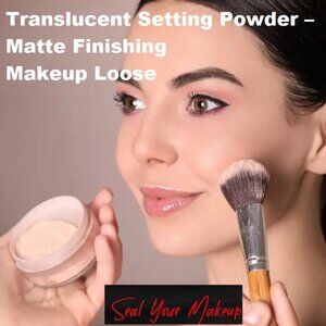Translucent Setting Powder – Matte Finishing Makeup Loose Setting Powder